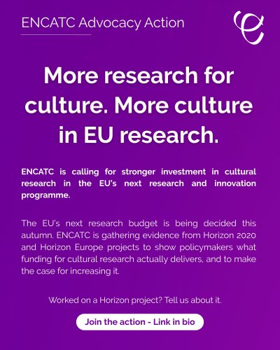 ENCATC campaign mobilises Horizon projects to turn evidence into influence