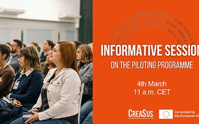 CreaSus launches the informative session on its piloting programme